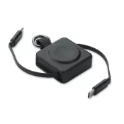 Kabel USB-C 100W z ładowarką do smartwatcha SKILFUL