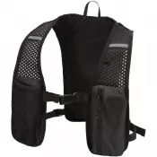 Czarny - Nomad kamizelka do biegania z recyklingu z certyfikatem GRS, z systemem nawadniającym o pojemności 5 l