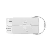 Zawieszka na bagaż aluminiowa FLY TAG Srebrny Mat