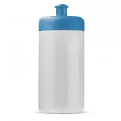 jasnoniebieski transparentny - Bidon sportowy Bio z trzciny cukrowej 500ml