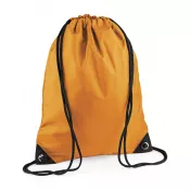 Orange - Reklamowy plecak na sznurkach  poliestrowy BagBase BG10, 34 x 45 cm
