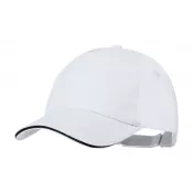 biały - Sandrok czapka z daszkiem RPET
