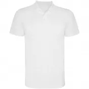 Biały - Dziecięca sportowa koszulka polo z poliestru 150 g/m² ROLY MONZHA 