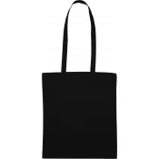 czarny - Torba bawełniana z długimi uszami 140 g/m2 COPENHAGEN
