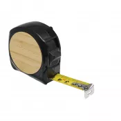 brązowy, czarny - Taśma miernicza BAMBOO MEASURE