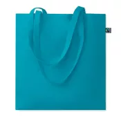 Torba bawełniana Fairtrade 180 g/m² OSOLE+ COLOUR Turkusowy