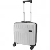 Srebrny - Rover - walizka na kółkach na laptop o przekątnej 16 cali, wykonana z materiałów z recyklingu (GRS), pojemność 30 litrów