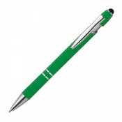 zielony - Długopis aluminiowy touch pen HERMANN