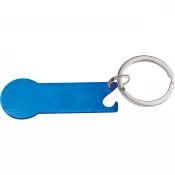 niebieski - Brelok metalowy STICKIT
