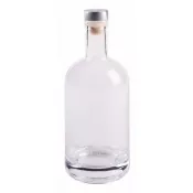 transparentny - Szklana butelka PEARLY