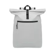 Plecak rolltop na laptop 15" z poliestru 600D IREA Bialy