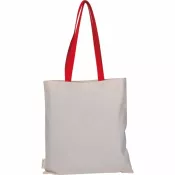 czerwony - Torba bawełniana RPET 140g/m² CAMBRIDGE