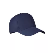 Czapka z daszkiem 5-panelowa RPET 210 g/m² SENGA Niebieski