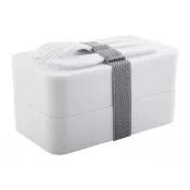 biały - Fandex antybakteryjne pudełko na lunch