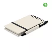 Notes A6 z recyklingu 70 kartek z długopisem MITO SET