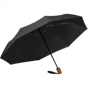 czarny - Parasol automatyczny Ø100 cm rPET IPSWICH