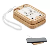 Ładowarka bezprzewodowa 15W z kablem 3 w 1 CHARGOO