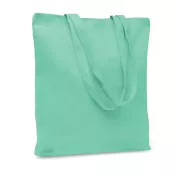 Torba bawełniana na zakupy 270 g/m² RASSA COLOURED Miętowy Zielony