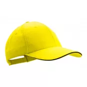 żółty - Rubec czapka z daszkiem