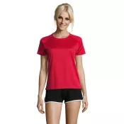 Koszulka sportowa damska 140 g/m² Sol's SPORTY WOMEN Czerwony
