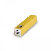 żółty - Power bank 2200 mAh