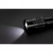 czarny - Latarka Gear X, ładowana przez USB