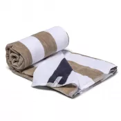 biało / ziemisty - Ręcznik plażowy Lord Nelson 80x160 cm