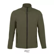 Kurtka softshell męska 2-warstwowa Sol's RACE Army