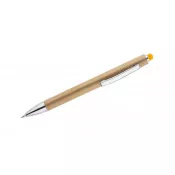 pomarańczowy - Długopis bambusowy z touch pen-em TUSO