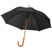 czarny - Parasol automatyczny ø105 cm RPET CHRISTINE