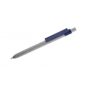granatowy - Długopis z tworzywa z dodatkiem zmielonych muszli SELIS