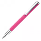 różowy - Metalowy długopis Modena