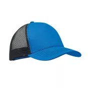 Czapka z daszkiem trucker bawełniana 250 g/m² BLIST Niebieski
