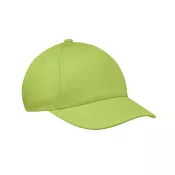 Czapka z daszkiem dziecięca 180 g/m² BUZZ KIDS Limonka