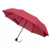 bordowy - Składany parasol sztormowy Ticino