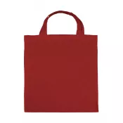 Red - Torba bawełniana 140 g/m² marki SG, 38 x 42 cm, płaska