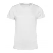 White (001) - Damska koszulka reklamowa 145 g/m² B&C #E150 / WOMEN
