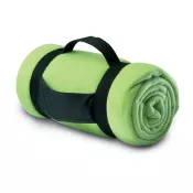 Koc polarowy z rączką 120x150 cm 180 g/m² STAVENGER Limonka