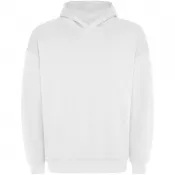 Biały - Bluza z kapturem Otto, styl oversize, unisex