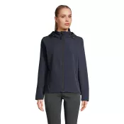 Softshell damski z kapturem Sol's RACE HOODED WOMEN French Navy