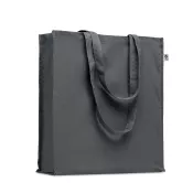 Torba z bawełny organicznej 220 g/m² BENTE COLOUR Kamienny Szary