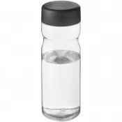 Czarny-Przezroczysty - H2O Eco Base screw cap water bottle 650 ml