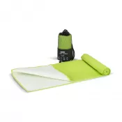 jasnozielony - R-PET Szybkoschnący ręcznik 40×80 cm z woreczkiem, sublimacja.