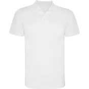 Biały - Sportowa koszulka polo z poliestru 150 g/m² ROLY MONZHA 0404