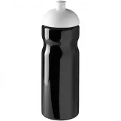 Biały-Czarny - Bidon H2O Base® o pojemności 650 ml z wypukłym wieczkiem