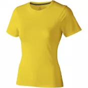 Żółty - Damski t-shirt Nanaimo z krótkim rękawem
