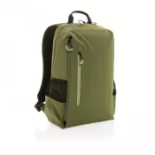 zielony, zielony - Plecak na laptopa 15,6" Swiss Peak Lima Impact AWARE™, ochrona RFID