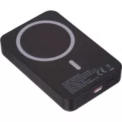 Power bank magnetyczny z ABS z recyklingu 10000 mAh DONNA