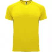 Żółty - Bahrain sportowa koszulka dziecięca z krótkim rękawem