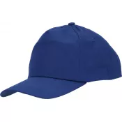 granatowy - Czapka z daszkiem bawełniana 5 paneli 170g/m2 MEGAN